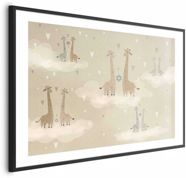 Artgeist Plakatas - Loving Giraffes