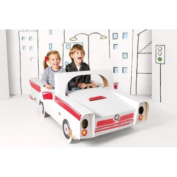 3D kartoninė mašina spalvinimui 045
