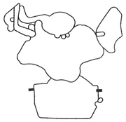 ELRING EL122472 Gearbox housing seal kaina