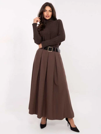 Moda Spódnica-IT-SD-19720.17P-ruda