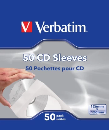 Verbatim CD/DVD Papersleeve 50-Pack