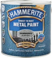 Dažai HAMMERITE HAMMERED FINISH, raudoni, 2,5 l kaina