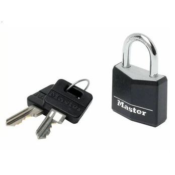 Pakabinama spyna Masterlock 9130EURDBLK, juoda sp., 30 mm