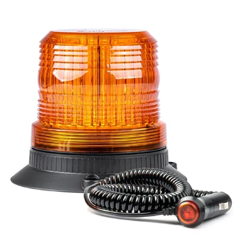 Automobilio švyturėlis pastatomas AMiO, oranžinis, apvalus
