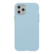 Mocco Soft Cream Silicone Back Case for Apple iPhone 12 Pro Max Blue kaina