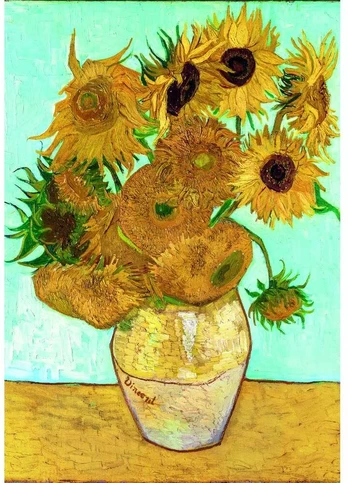 Clementoni CLE puzzle 1000 CompactMus.VG SunFlowers 39966