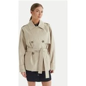 Calvin Klein Trenčas LV044B540G Smėlio Regular Fit