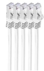 Shiverpeaks RJ45 Patchkabel S/FTP, Cat7 VE5, 2m baltas