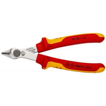 Elektronikos žnyplės Super Knips® VDE 1000V 125mm, Knipex