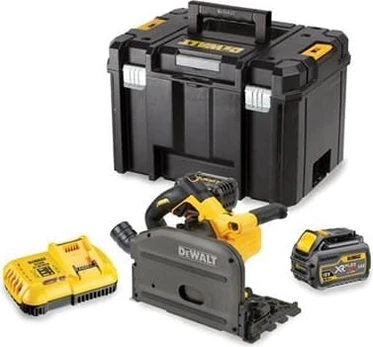 DEWALT FLEXVOLT diskinis pjūklas – GROTUVĖS KIŠTUKAS 54V 2x6.0Ah DCS520T2