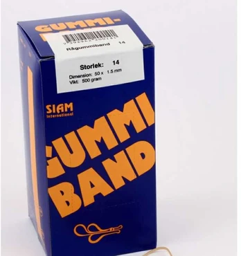 Valiklis Siam Gummibånd nr. 14 50x1,5mm (500g)