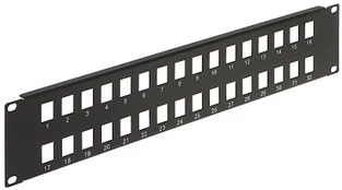 TST PATCH PANEL KEYSTONE PP-32/FX/2U
