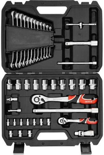 YATO Rinkinys KLUCZY 41el 1/2" / 1/4"