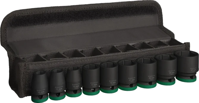 PRO Impact socket set 1/2", 9 pieces