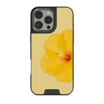 Hibiscus - iPhone 16 Pro Max Case, Elite Dark (MagSafe) / Gunmetal
