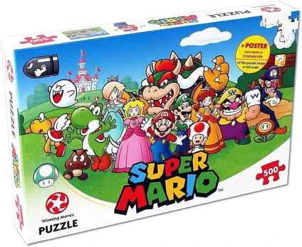 Mario ir draugai 500 detalių dėlionė