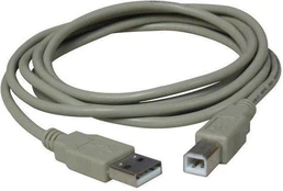 Kabelis USB Logo USB-A - USB-B 1.8 m Pilka (17057) kaina