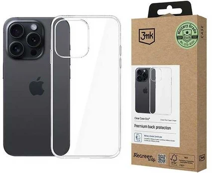 3MK ClearCase Eco iPhone 16 Pro GRS CU 1304127
