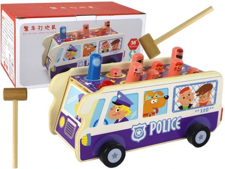 Medinis žaidimas Policijos autobusas