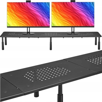Mozos SPM2 - Staliukas na 2 monitory, juoda