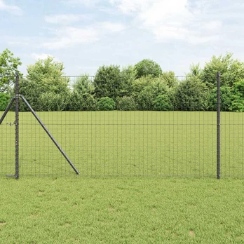 Tvorelių stulpai 2 pcs Pilka 130 cm
