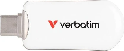USB atmintinė Verbatim Plectra 30228, balta, 64 GB