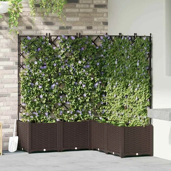sodo vazonas su treliu 5 vnt Ruda 120x120x143 cm