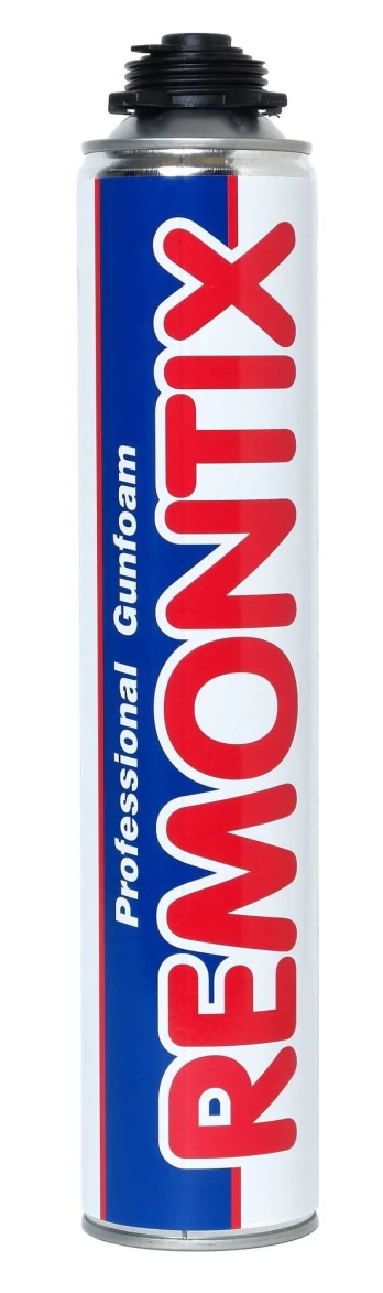 Pistoletinės montažinės putos REMONTIX Gunfoam, 730 ml