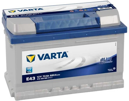 Akumuliatorius VARTA 72 Ah 680 A (E43)