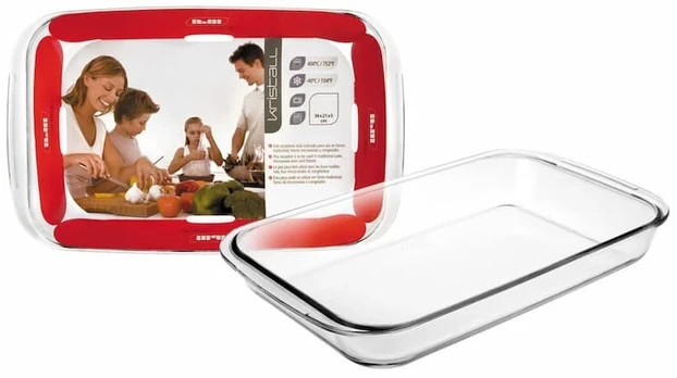 Ibili stiklinis kepimo indas 0,7l 23x15cm,Kristall