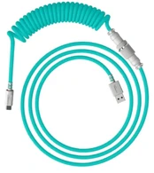 HP HyperX USB-C Coiled Cable Light Green | 6J681AA kaina