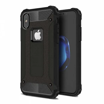 Oem ARMOR Case for IPHONE X juodas