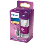 "Philips LED Classic" lašelinė lempa E27 P45 1,4W skaidri