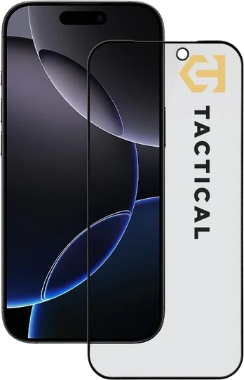 Tactical Glass Shield Privacy Stealth 5D for Apple iPhone 18 Pro Juodas