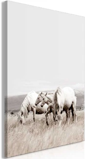 Artgeist Paveikslas - Baltas Horses (1 Part) Vertical kaina