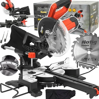 Pjovimo staklės Notig Tools TU2000A, 210 mm, 2000 W, LED apšvietimas