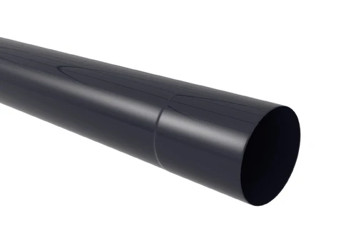 Lietvamzdis PVC D80, 2 m, grafitas