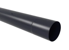 Lietvamzdis PVC D80, 2 m, grafitas kaina