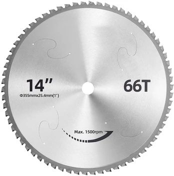 VEVOR Švytuoklinio pjūklo diskas 355,6 mm 66T