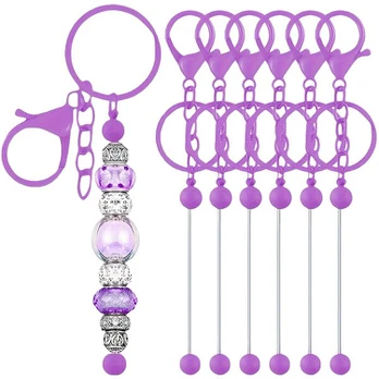 Karoliukų pakabukai rinkinys, Violetinė