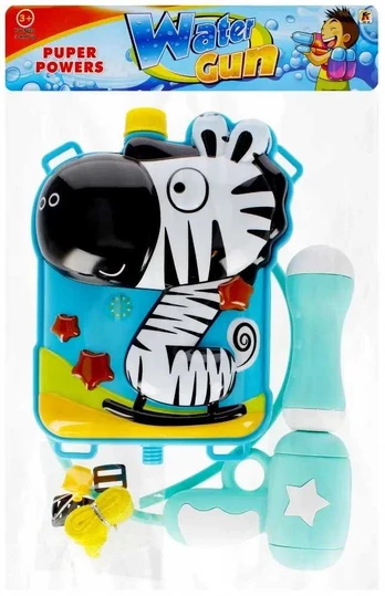 Vandens pistoletas Zebra kuprinė MEGA CREATIVE 511351