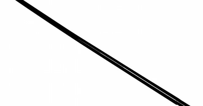 Vonios karnizas DUSCHY 671-20, 75-220 cm, juodas