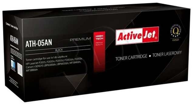 Tonerių kasetė ActiveJet Premium ATH-05AN, juoda