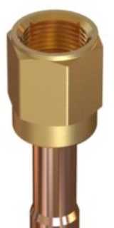 Danfoss FSA 44 - Adapteris, 1/2'', Flare, 1/2'', Lodde
