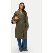 Vero Moda Trenčas Lou 10257581 Žalia Regular Fit