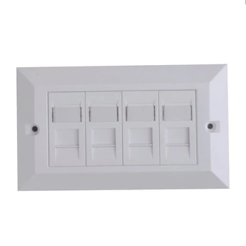 Lanview CAT6 priekinis dangtelis, 4 prievadų JK tipas