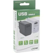 InLine ® USB maitinimo adapteris vienas, 100-240V 5V / 2.5A, juoda