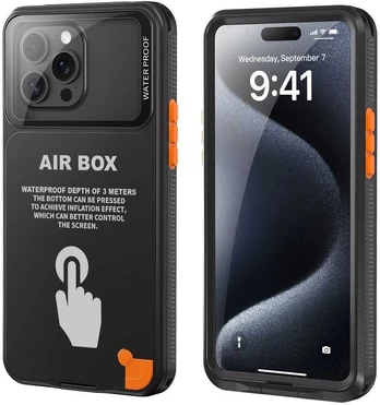 Dėklas Oem Case for Airbox 6.7 Shellbox waterproof juodas