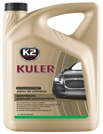 K2 PŁYN DO CHŁODNIC KULER KONC. 5L Žalias