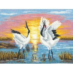 Cranes SANZH-04 - siuvinėjimo rinkinys iš Andriana
